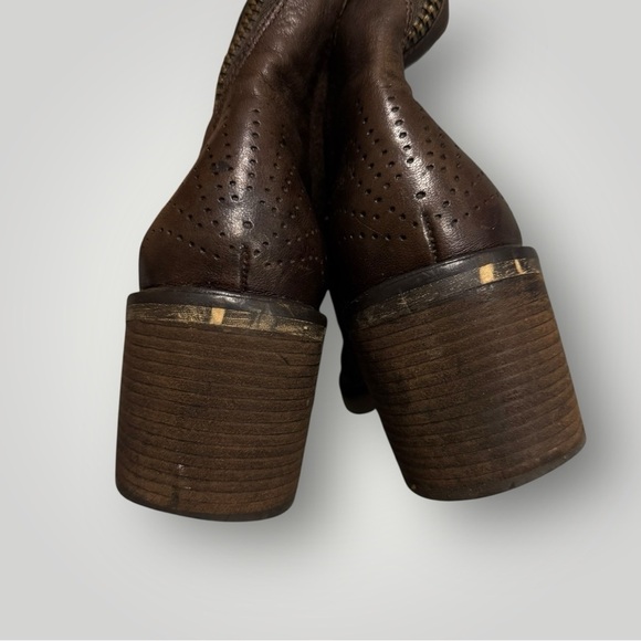 Rare Vtg Sam Edelman Dupree Lace up Boots Real Fur Shearling Sz 9 - Picture 8 of 13